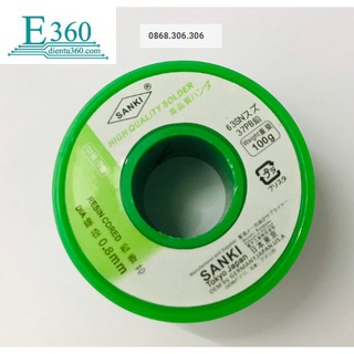 Thiếc hàn sanki japan 0.8mm 100g sn63