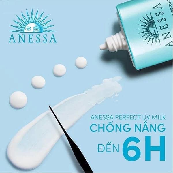 Kem chống nắng ANESSA màu xanh cho da nhạy cảm