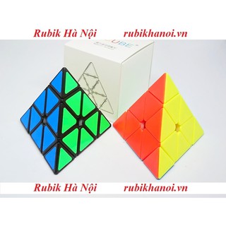 Rubik Pyraminx Zcube Có Nam Châm Đen/Stickerless/Transparent