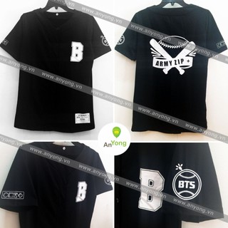 ÁO THUN BÓNG CHÀY BTS ARMY ZIP