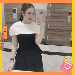 Áo tiểu thư chùm vai dáng xòe - Áo tiểu thư siêu sang