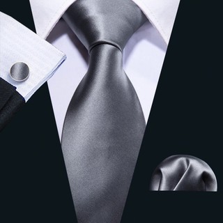 Cravat nam lụa trơn cao cấp bản 6cm