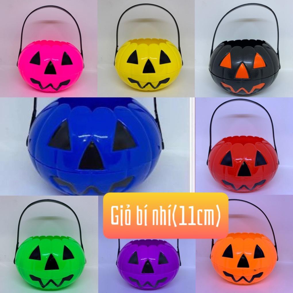 [ HCM ] HALLOWEEN - BÍ NGÔ KÍCH CỠ 11CM-17CM-19CM-25cm KHÔNG ĐÈN/ CÓ ĐÈN LED