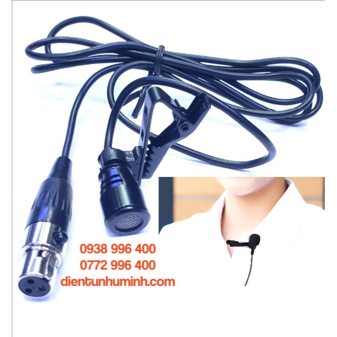 Mic Cài áo Cao Cấp jack cắm XLR mini