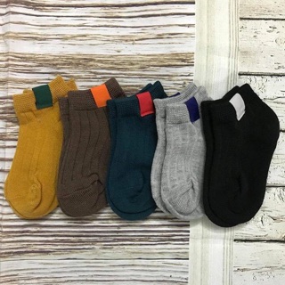 SÉT 5 ĐÔI VỚ NHIỀU MÀU CHO BÉ NBD KID
