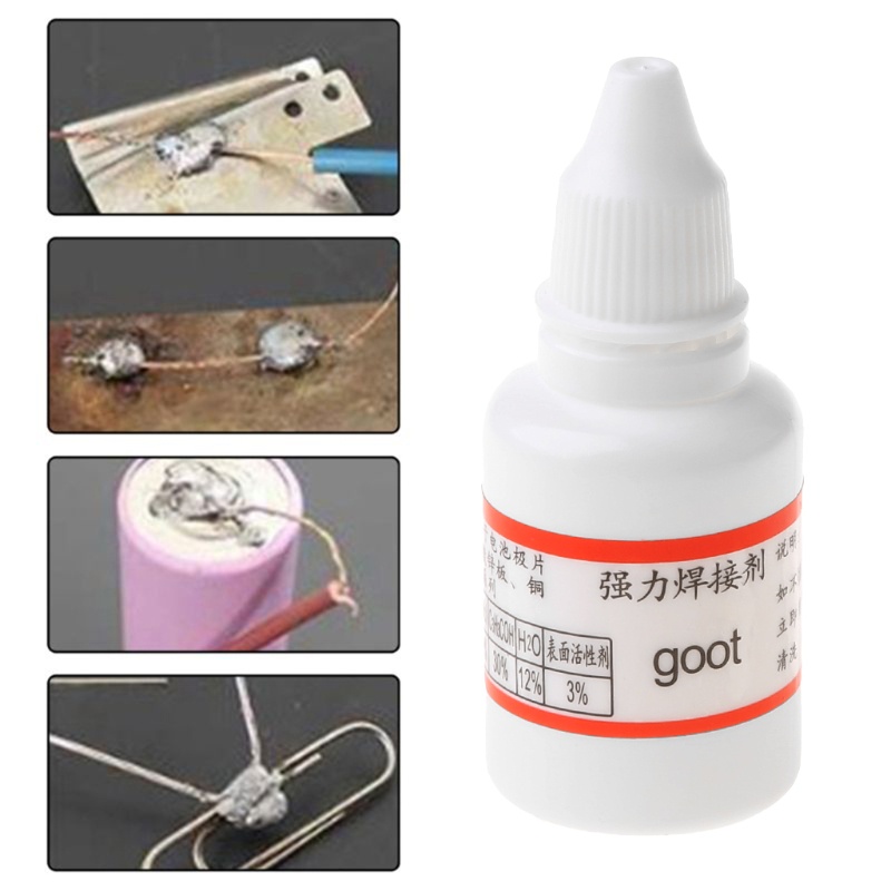 Dụng Cụ Hàn Chất Lỏng Rosin Mạnh Mẽ Không Cần Rửa Lại Bằng Thép Không Gỉ 18650