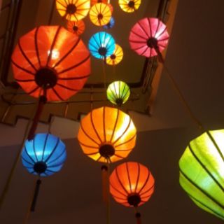 COMBO  15  bộ lồng đèn hội an , 45cm