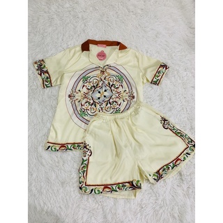 Đồ ngủ, đồ bộ lụa cao cấp versace sang trọng