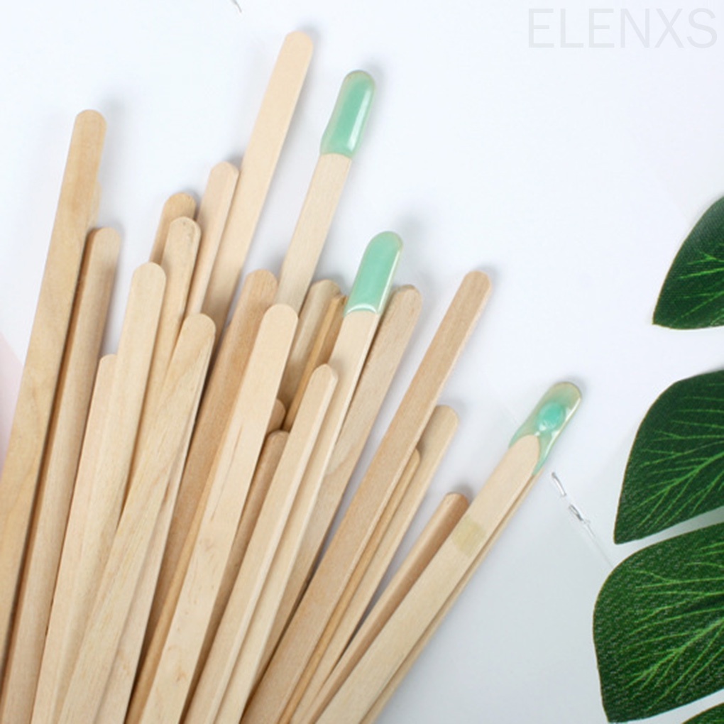 [Hàng mới về] Set 10 que gỗ wax lông dùng 1 lần tiện dụng