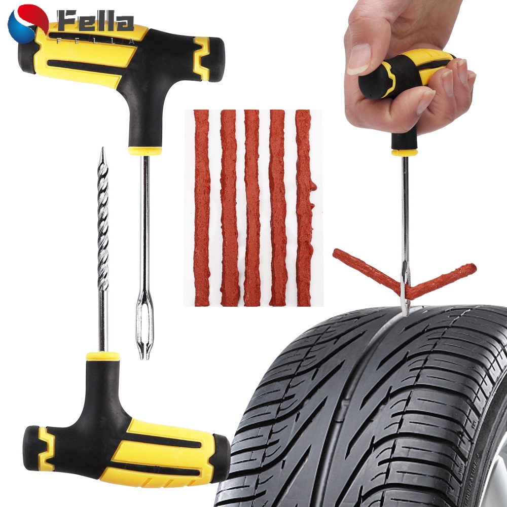 1 Bộ Dụng Cụ Sửa Chữa Lốp Xe Đạp / Miếng Cao Su Vá Lốp Xe Nhanh Khô