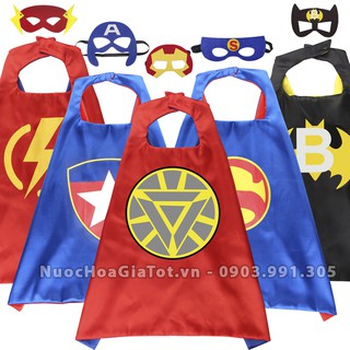 Áo choàng siêu nhân marvel nhiều mẫu