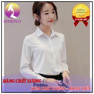 Áo sơ mi trắng u ni siêu đẹp