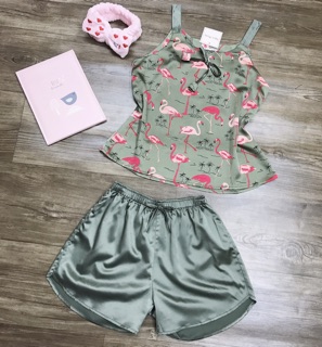Bộ ngủ lụa 2 dây
