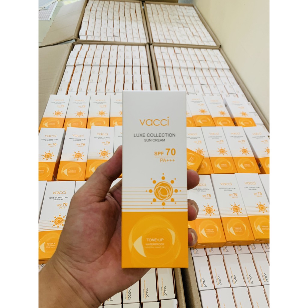 KEM CHỐNG NẮNG VACCI MẶT & TOÀN THÂN - LUXE COLLECTION SUN CREAM SPF70 PA++