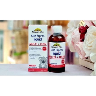 Nature's Way Kids Smart Multi Iron Liquid - Bổ sung sắt và các vi chất cần thiết cho trẻ nhỏ