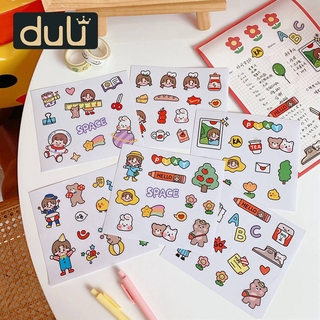 Nhãn dán PDA DIY trang trí dễ thương cho điện thoại/sổ tay
