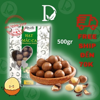 Hạt macca nhập khẩu úc 500gr mfood , maccadamia size lớn loại 1
