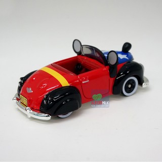 Xe Mui trần Mickey đỏ đen - Tomica
