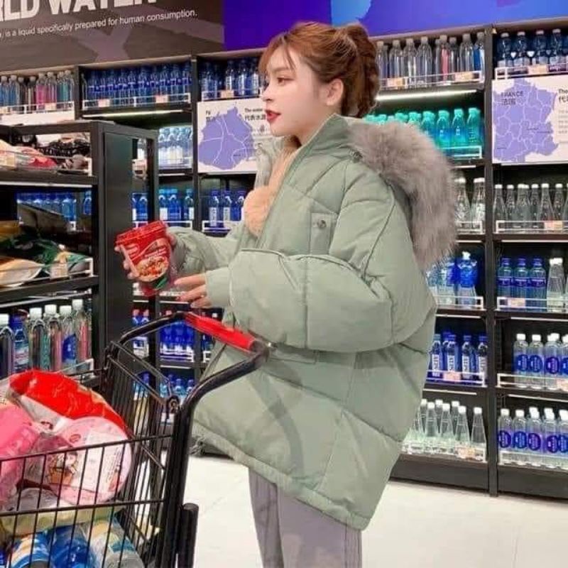 Áo phao béo (hình thật) | BigBuy360 - bigbuy360.vn