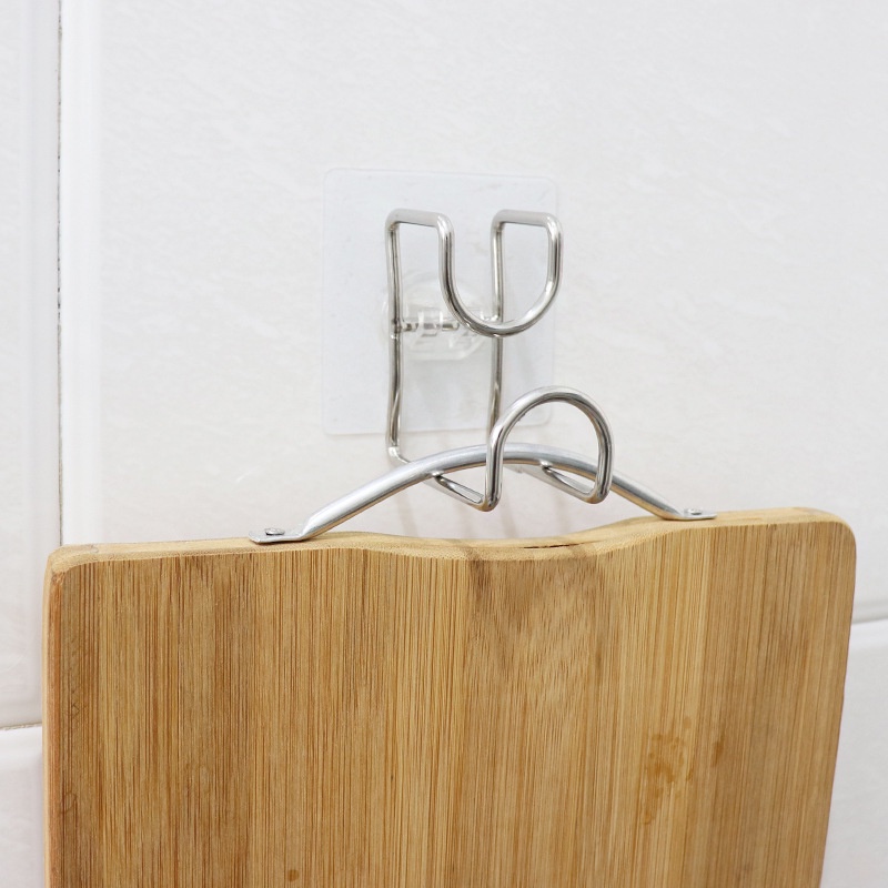 Giá Đỡ Treo Chậu Rửa Bằng Thép Không Gỉ Tự Dính Tiết Kiệm Không Gian