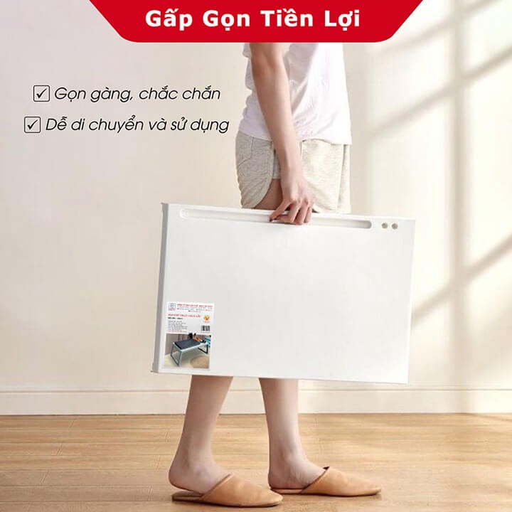 Bàn học làm việc gấp gọn bằng nhựa an toàn cho học sinh sinh viên, bàn học thông minh ngồi bệt cho bé