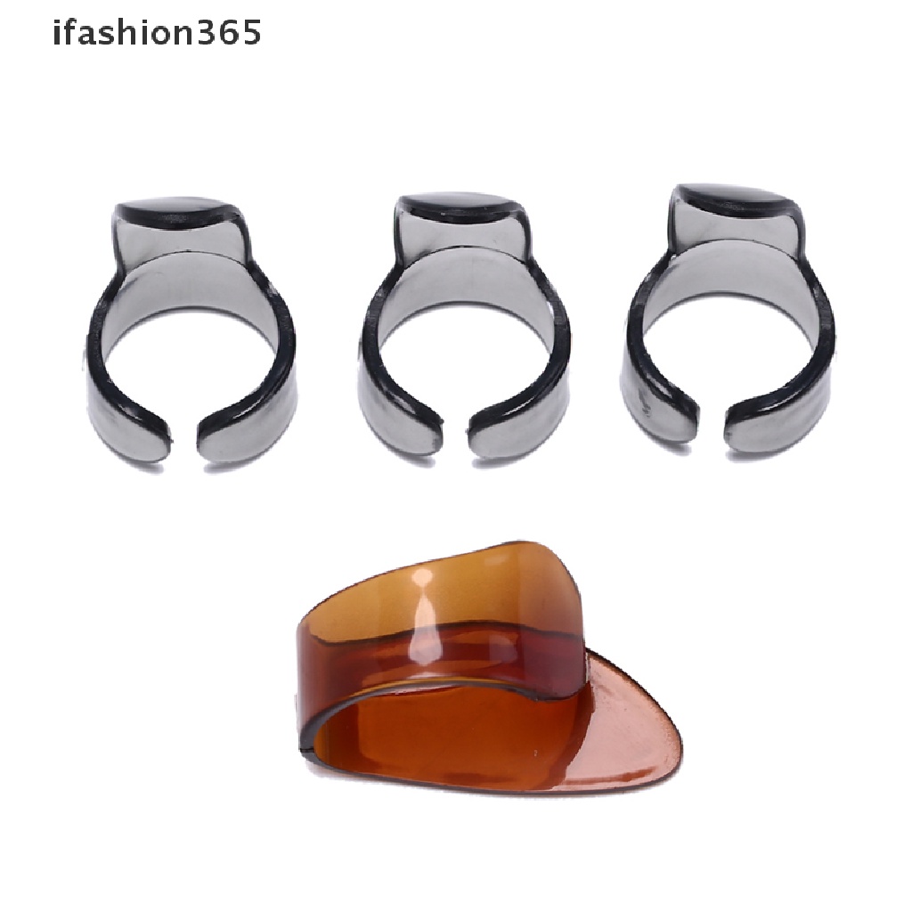 [ifashion365] 4pcs Finger Guitar Pick 1 Thumb 3 Finger picks Plectrum Guitar accessories VN