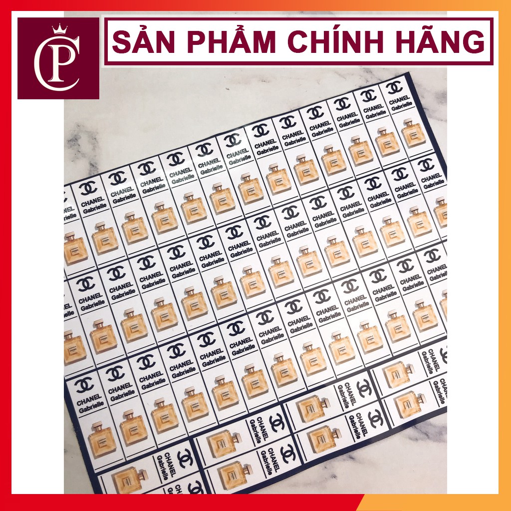 40 tem dán lọ chiết nước hoa - Decal bóc dính