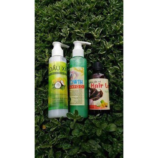 Combo tinh dầu bưởi+ dầu gội bưởi+ dầu xả bưởi dừa ngân bình 150ml n