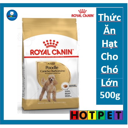 Thức ăn hạt khô Royal Canin Poodle Adults - Dành cho chó trưởng thành gói 500g