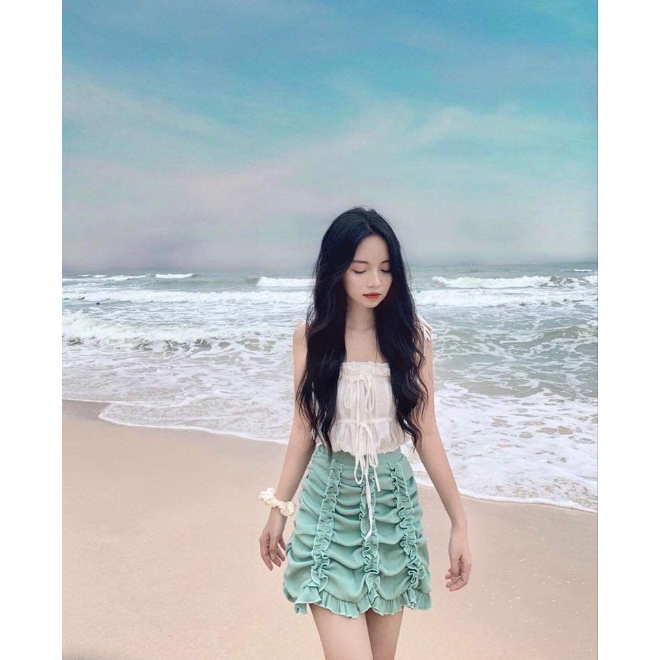 CHÂN VÁY THIẾT KẾ NGẮN TRƠN