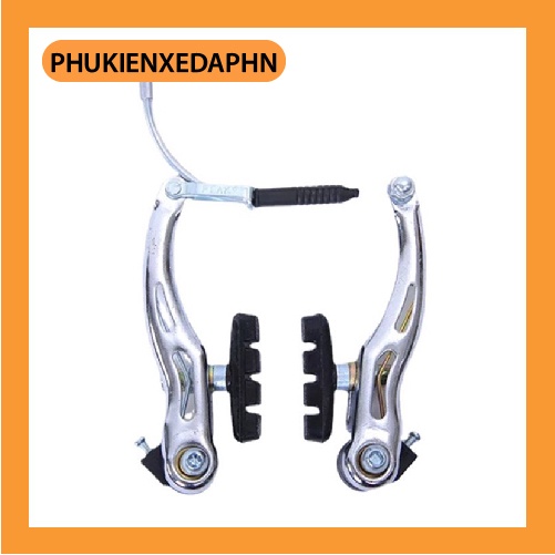 Bộ phanh xe đạp V trước sau cho xe 700C, touring, xe đạp đua C.Star, xe đạp địa hình