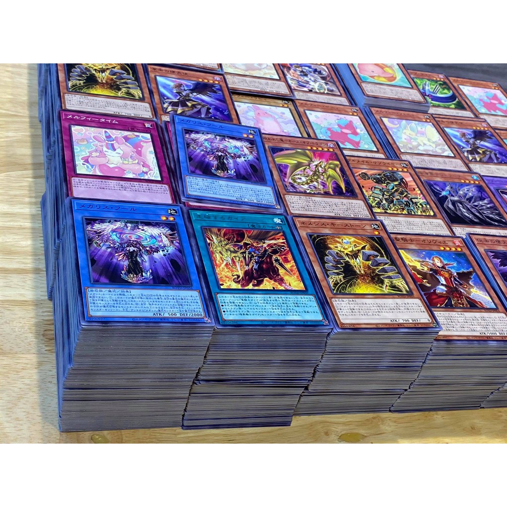 100 Thẻ Bài Yugioh Ngẫu Nhiên Đủ Độ Hiếm, Ngôn Ngữ Nhật - Thẻ bài do Konami sản xuất