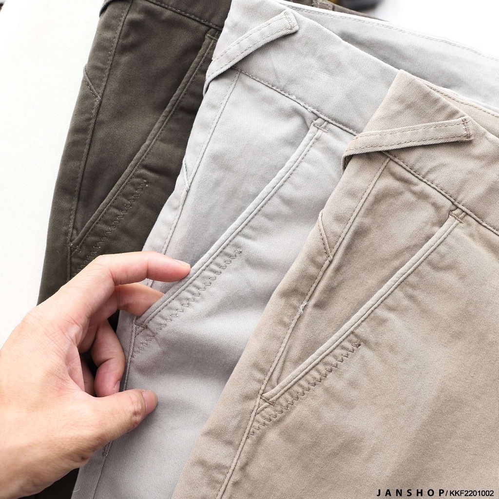 Quần Dài Kaki Trơn Đơn Giản Nhưng Thanh Lịch Với Form Dáng Slimfit
