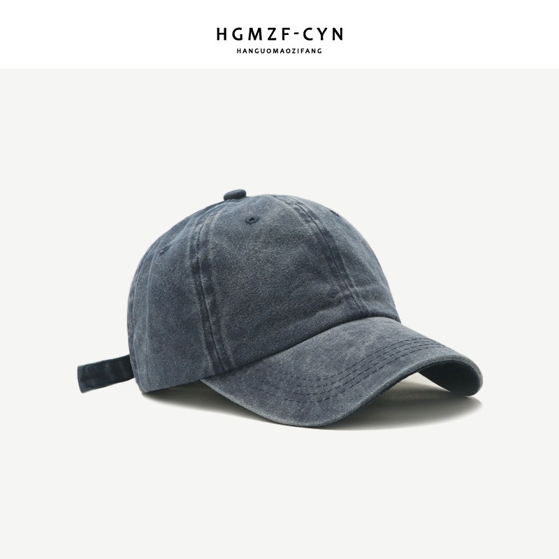 Mũ lưỡi trai denim cong phong cách Hàn Quốc thời trang xuân hè đơn giản dành cho cả nam và nữ
