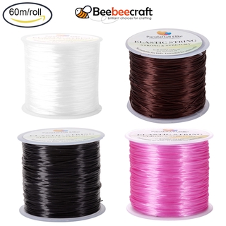 BeeBeecraft 1 cuộn Sợi đàn hồi đàn hồi 0,8mm Dây cườm để làm vòng đeo tay căng