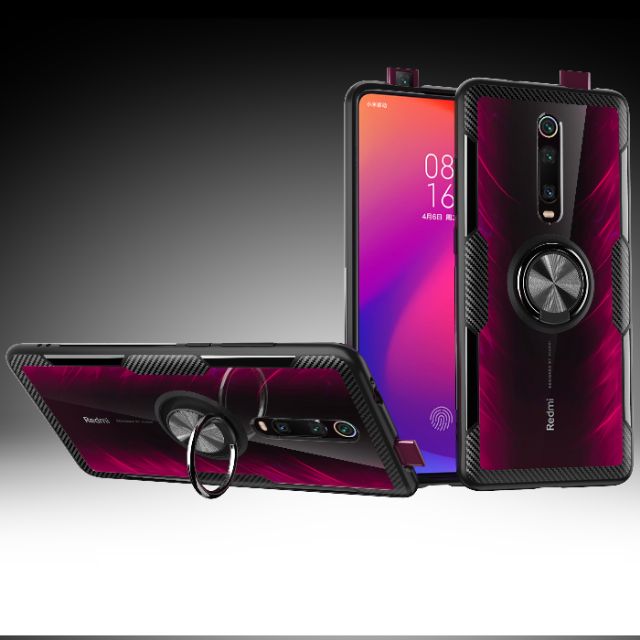 Ốp lưng Redmi K30 / K30 5G / Redmi K20 / K20 Pro / Mi 9T / K40 / Poco F3 dùng chung Giá đỡ mặt lưng trong viền màu