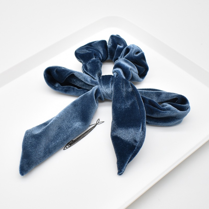 Dây Buộc Tóc Vải Nhung Thời Trang Retro Cho Nữ