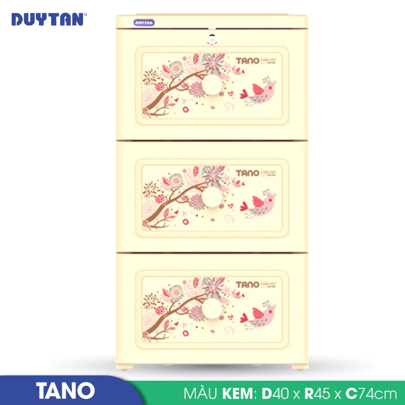 Tủ Nhựa Duy Tân Tano (3 tầng) - NO.0221/3 (Nhiều Màu)