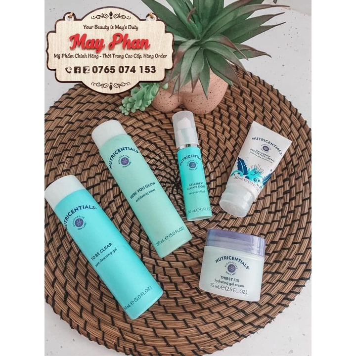Thanh lí các set mini dầu gội toner tẩy trang sữa rửa mặt kem đêm Nutricentials