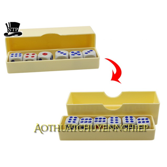 Ảo thuật hộp 6 xí ngầu như ý Kingmagic lắc siêu chuẩn