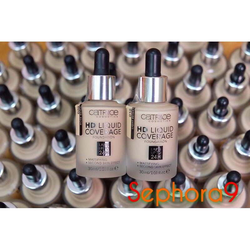 Kem nền kiềm dầu Catrice HD 24h Liquid Coverage Foundation che phủ tốt [Mẫu Mới 2019] | BigBuy360 - bigbuy360.vn