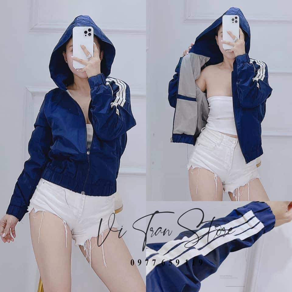 Áo Khoác Nữ🍏 Chất Liệu Dù🍏 Ngoại Có Mũ Hàng Cao Cấp | BigBuy360 - bigbuy360.vn