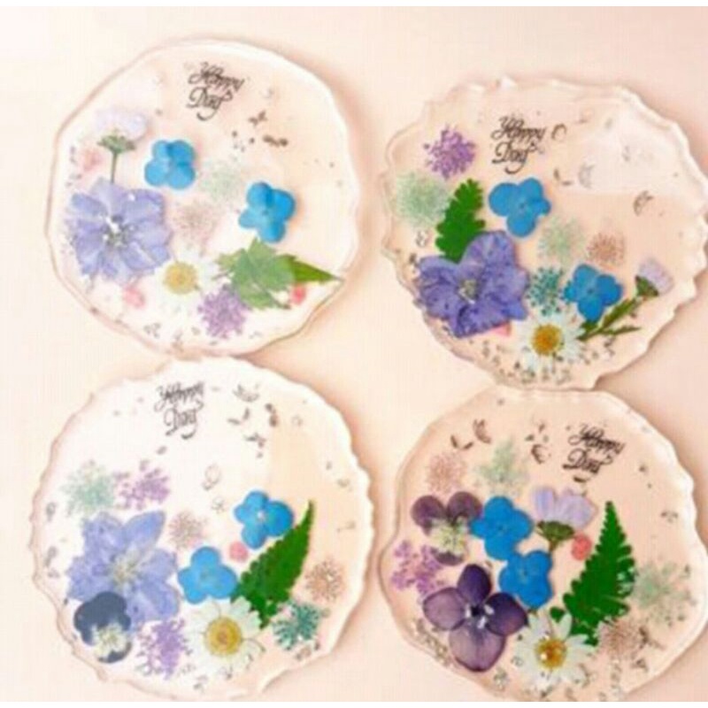 LÓT LY RESIN HOA KHÔ 🌺 🌻🌼🌹🌸