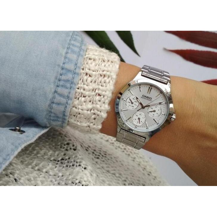 Đồng hồ nữ dây kim loại Casio Anh Khuê LTP-V300D-7AUDF