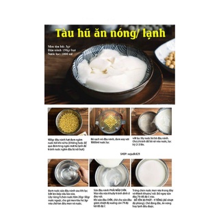 Men bột làm tàu hũ đậu hũ