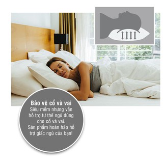 Gối microfiber lock&lock hlw117 - hàng chính hãng