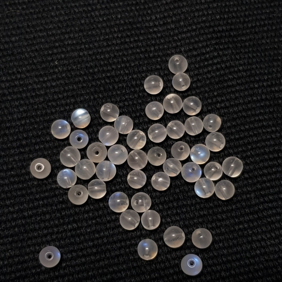 Hạt lẻ đá phong thủy moonstone 5li