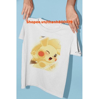 🔷Áo Thun Pikachu Cute 🔷 Áo Thun in theo yêu cầu từ 89K