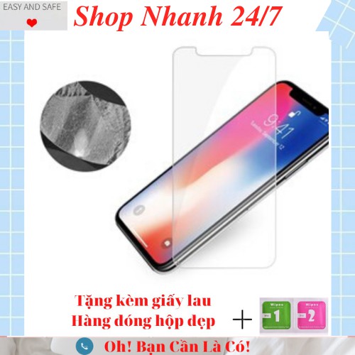 ⚡️Giá Sỉ⚡️ Cường Lực iphone _ Tặng giấy lau - Miếng dán màn hình iphone - No Box