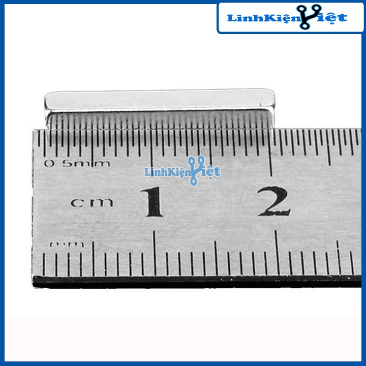 Bộ 10 Viên Nam Châm Đất Hiếm 20x5x3mm Siêu Từ Tính